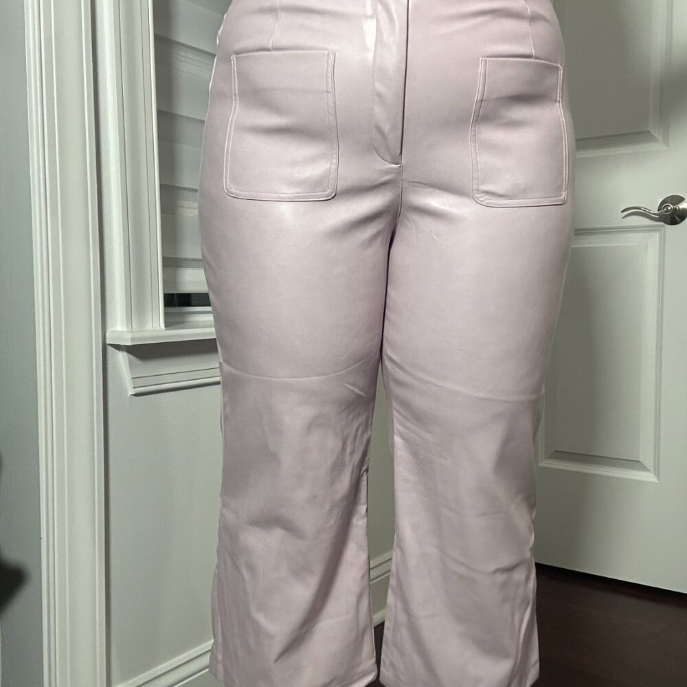BAGATELLE COLLECTION PLEATHER CROPPED PANT-unworn